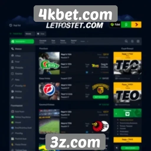 Experiência do usuário na navegação do 4kbet.com